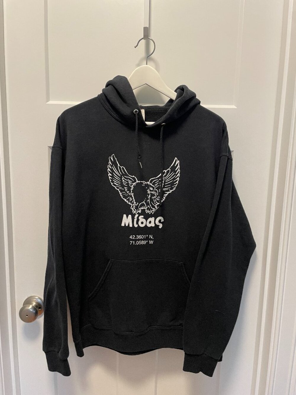 Midas BKS Boston Eagle Graphic Streetwear Hoodie  Size L
